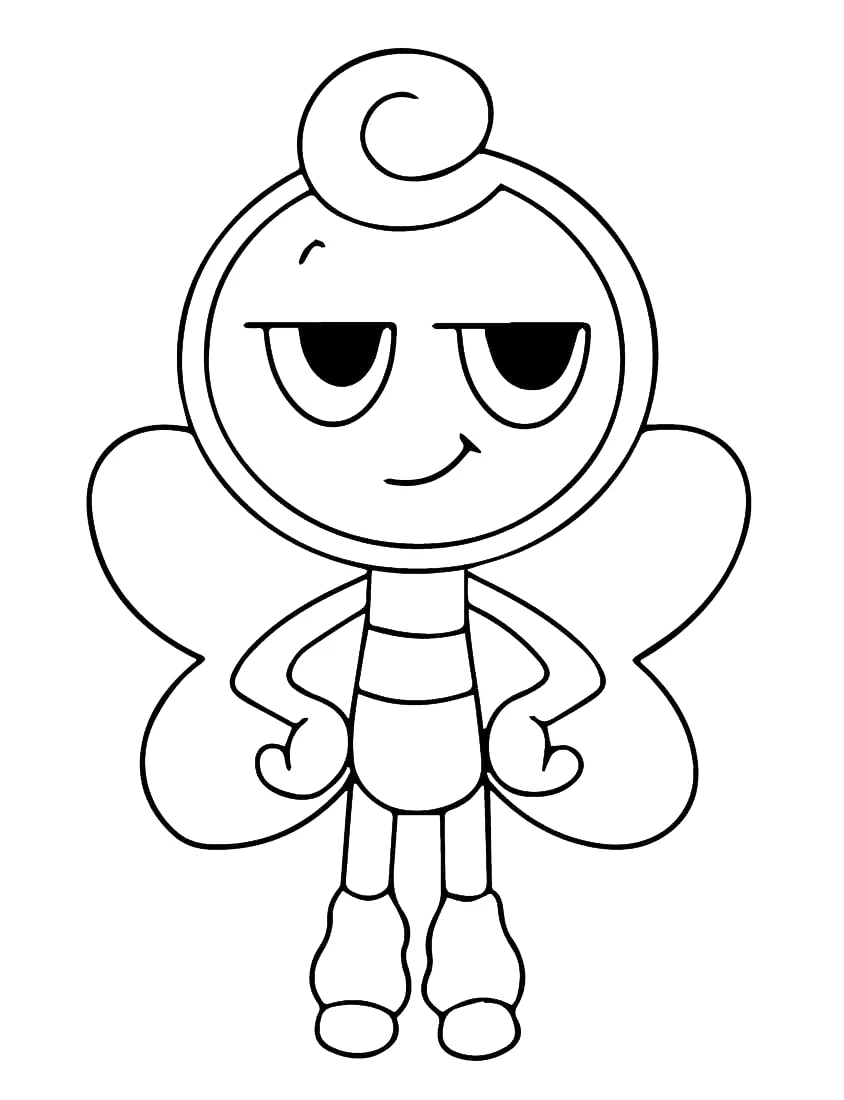 coloriage Dandy’s World pour bebe a imprimer