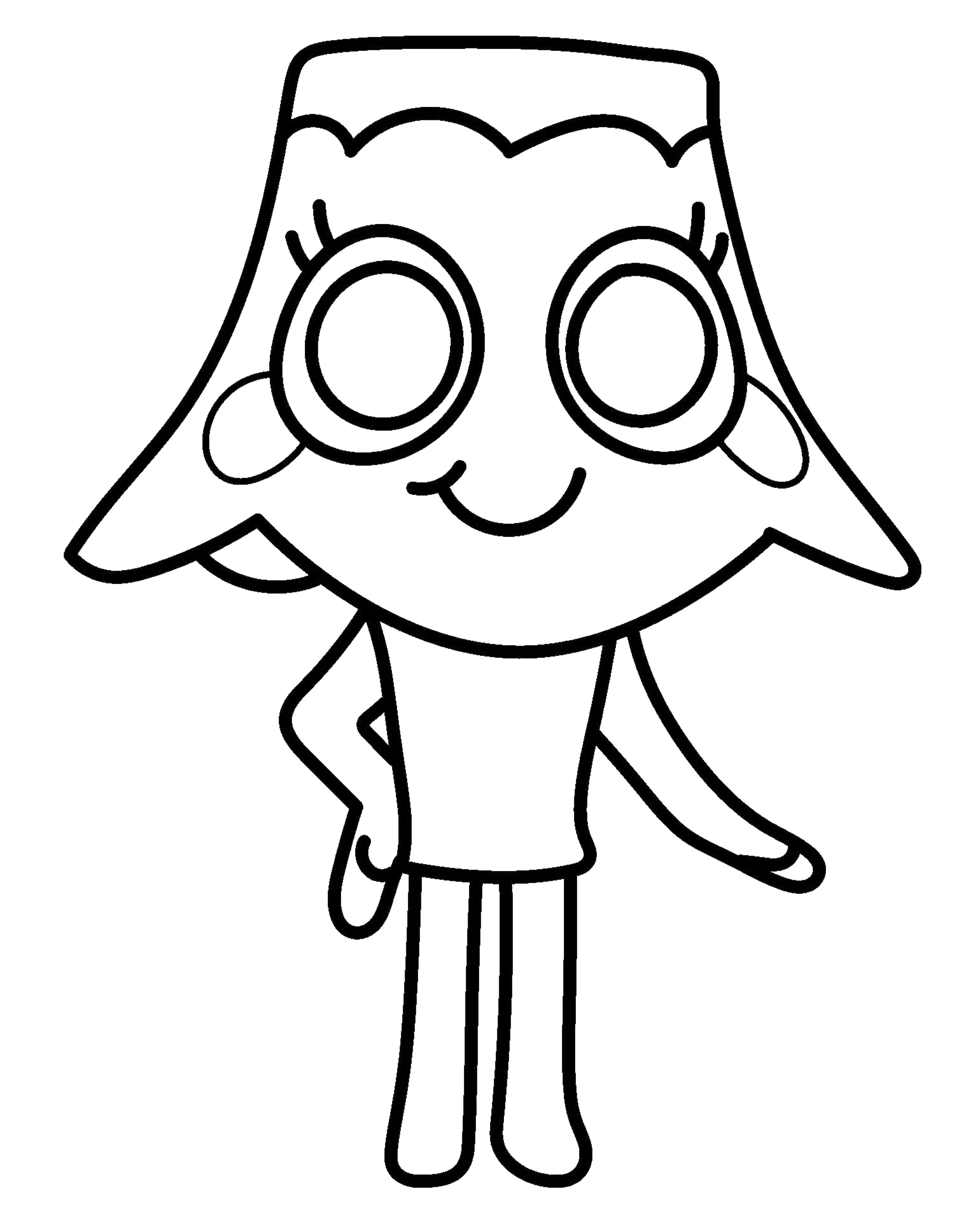 coloriage Dandy’s World à imprimer pour enfant de 2 ans