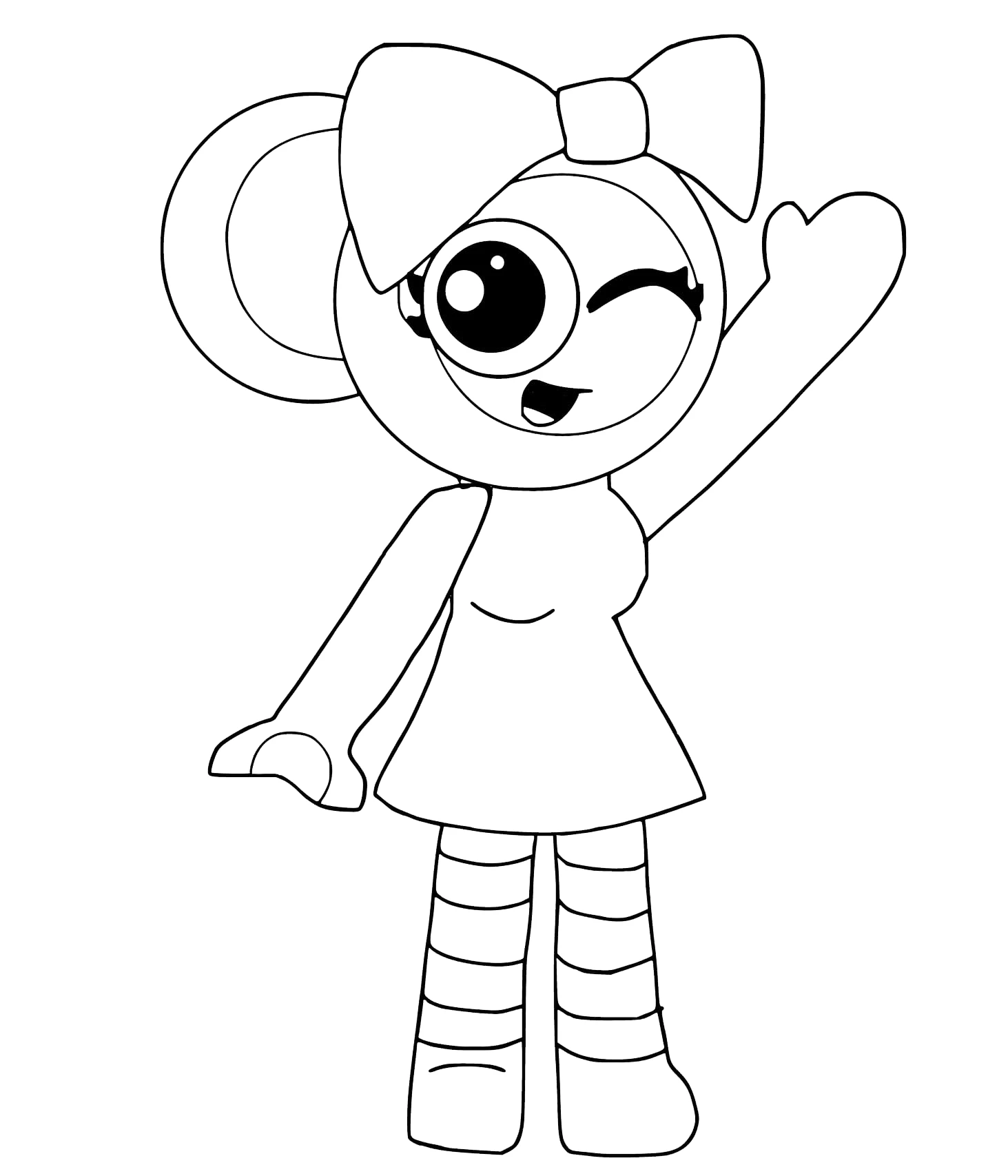 coloriage Dandy’s World pour enfant de 3 ans