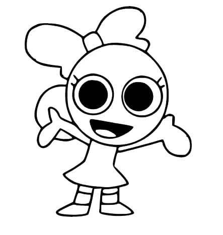 coloriage Dandy’s World pour enfants à télécharger 2