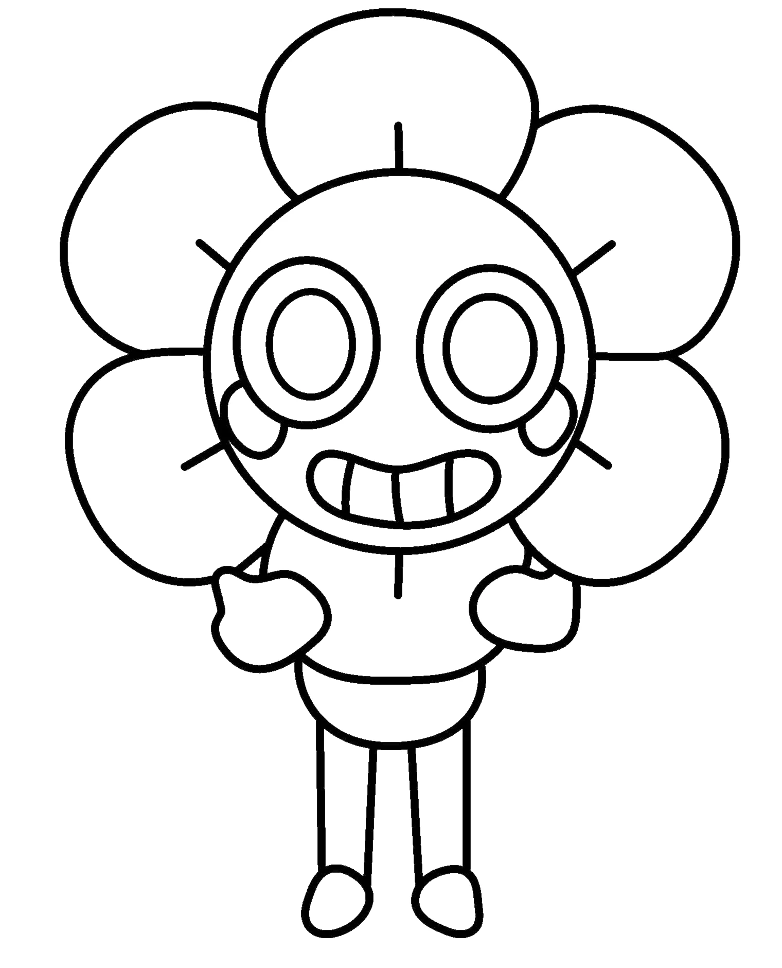 coloriage Dandy’s World pour enfants à télécharger 3