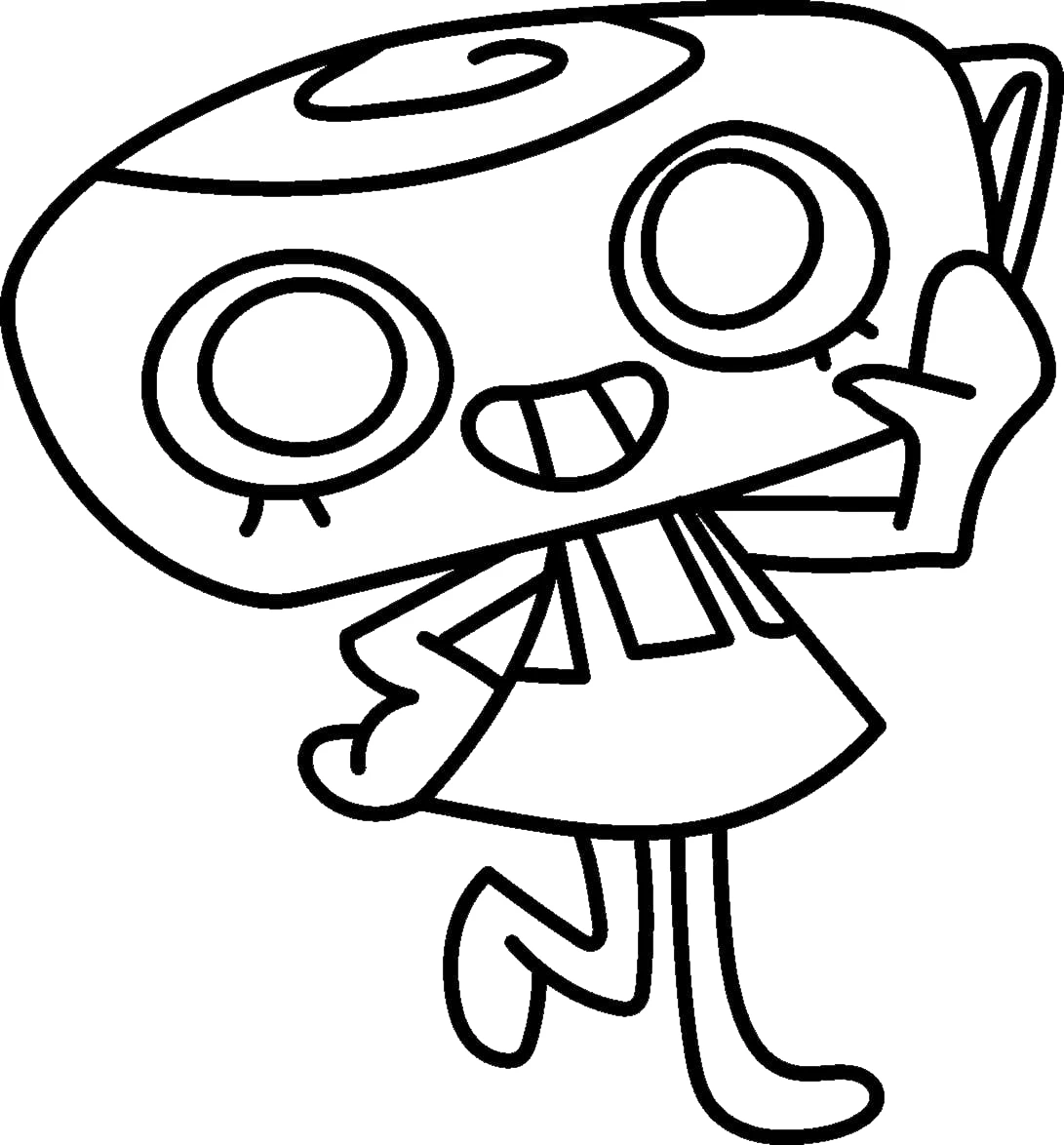 coloriage Dandy’s World à imprimer kawaii 1