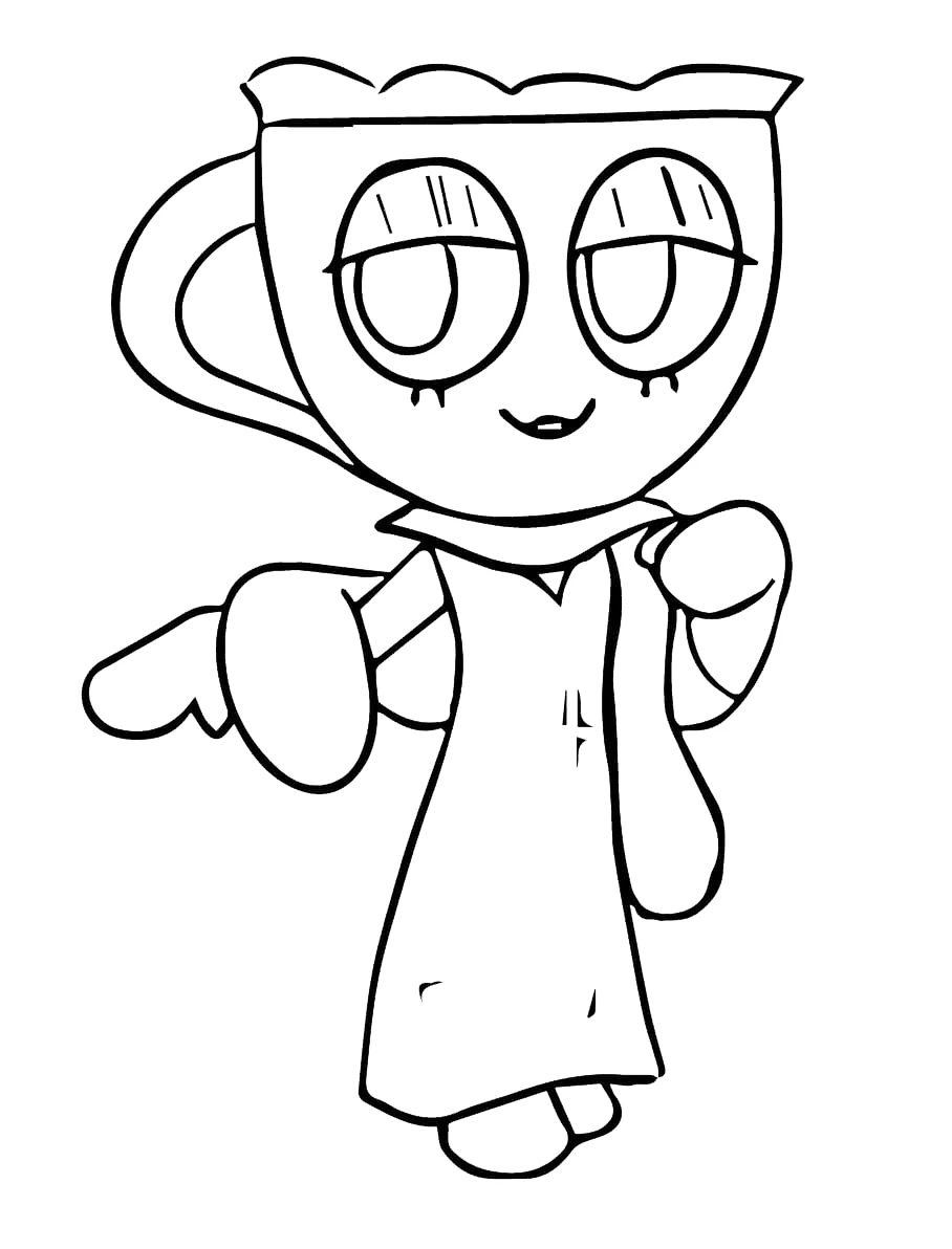 coloriage Dandy’s World d'enfant a imprimer