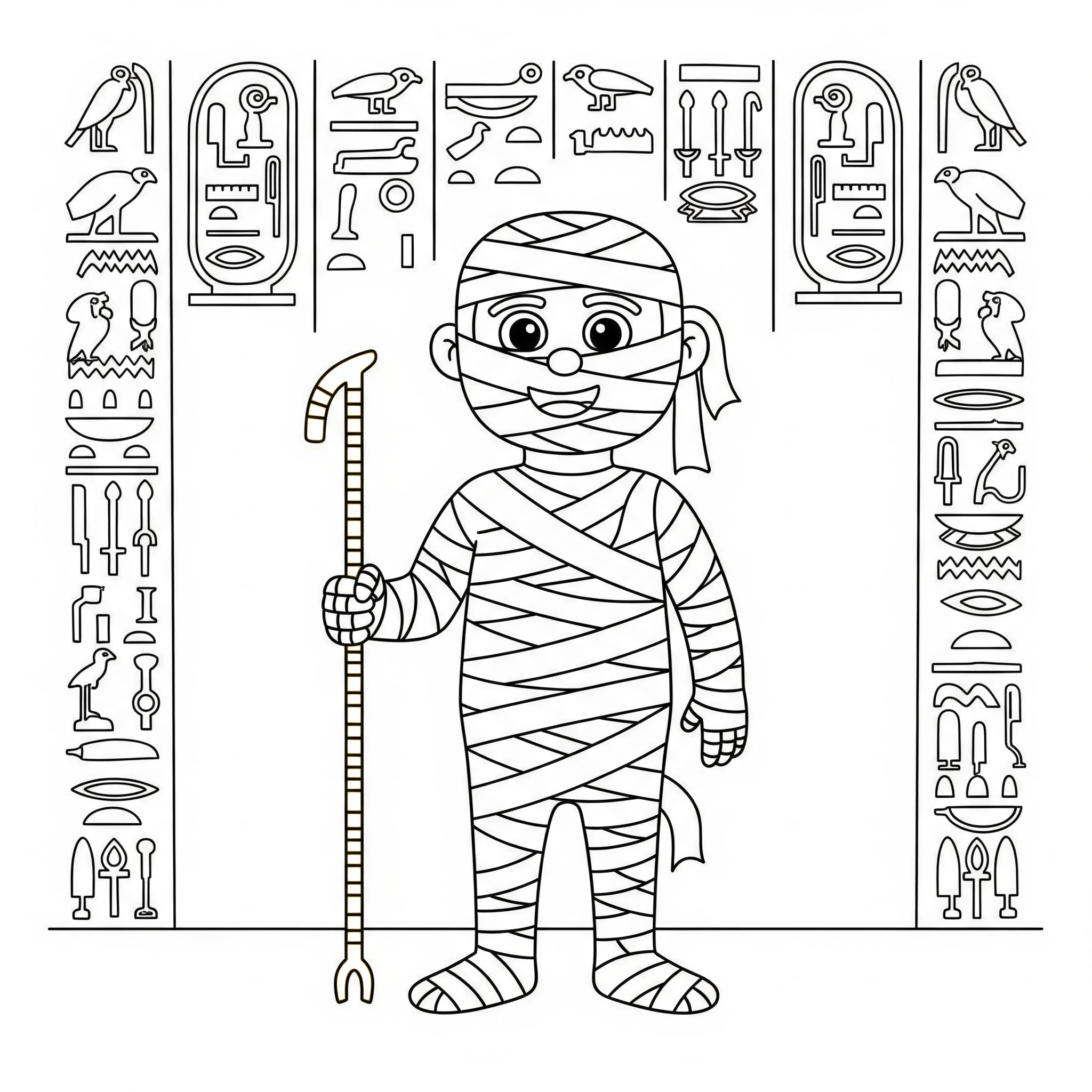 imprimer coloriage Egypte 2