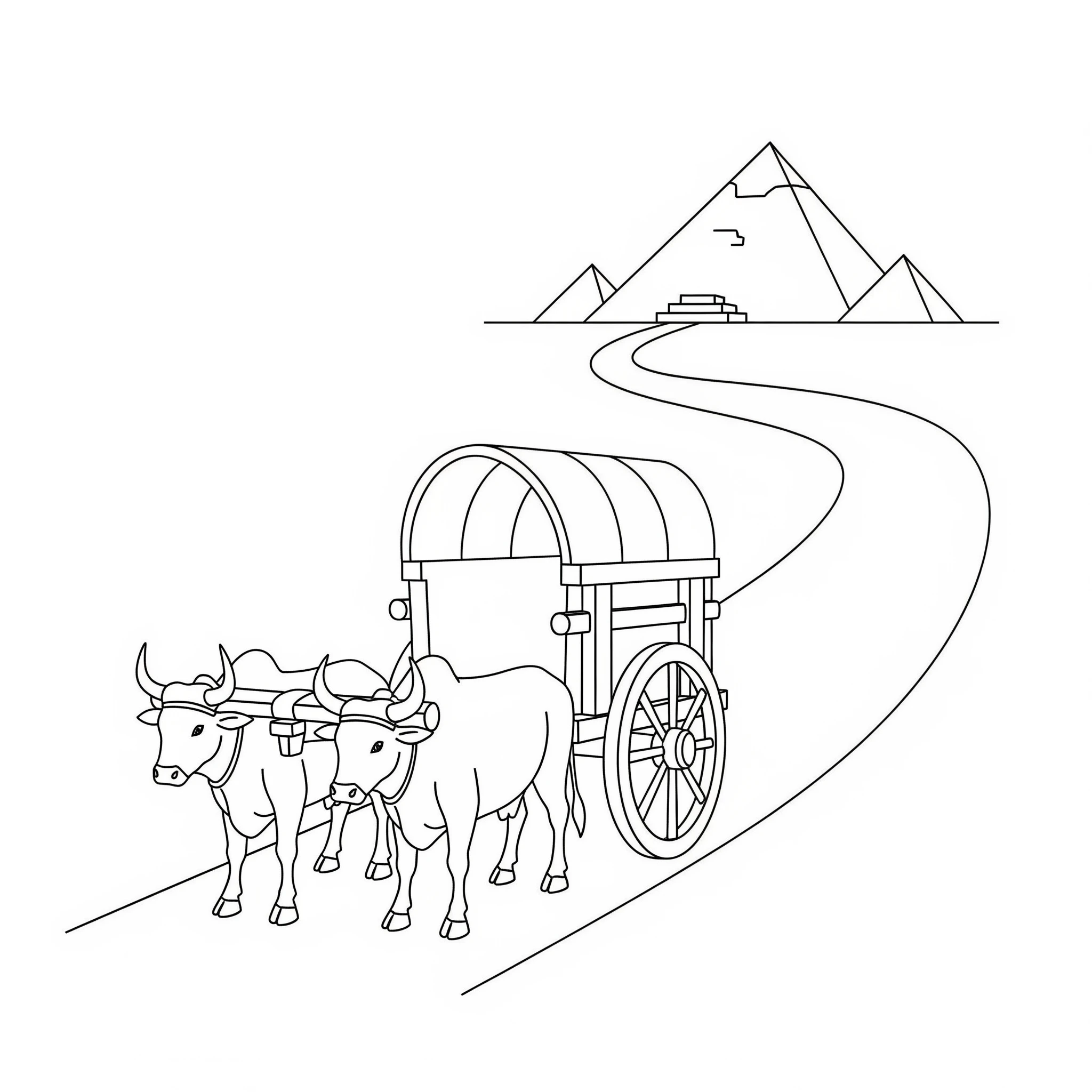 coloriage Egypte gratuit a imprimer