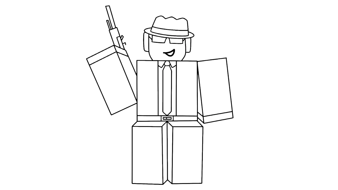 coloriage Forsaken de pour enfants