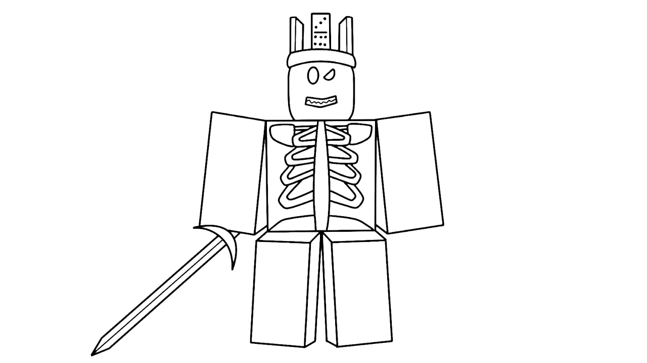 coloriage Forsaken à imprimer pour enfant de 8 ans 1