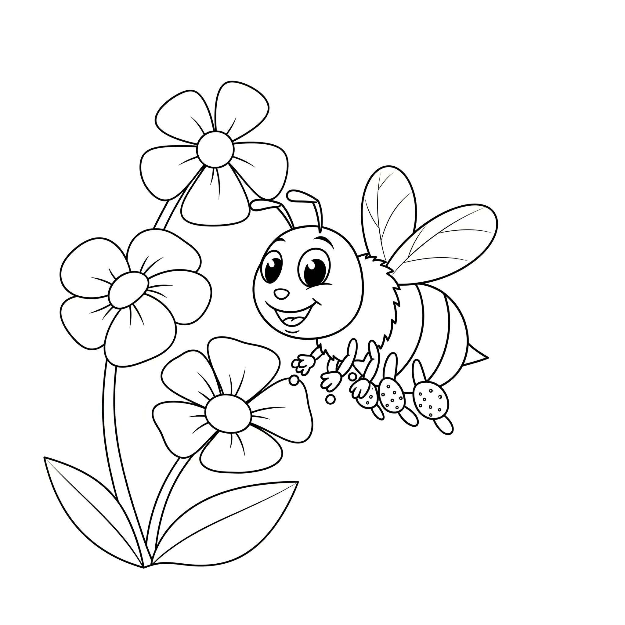coloriage Insecte de pour enfants