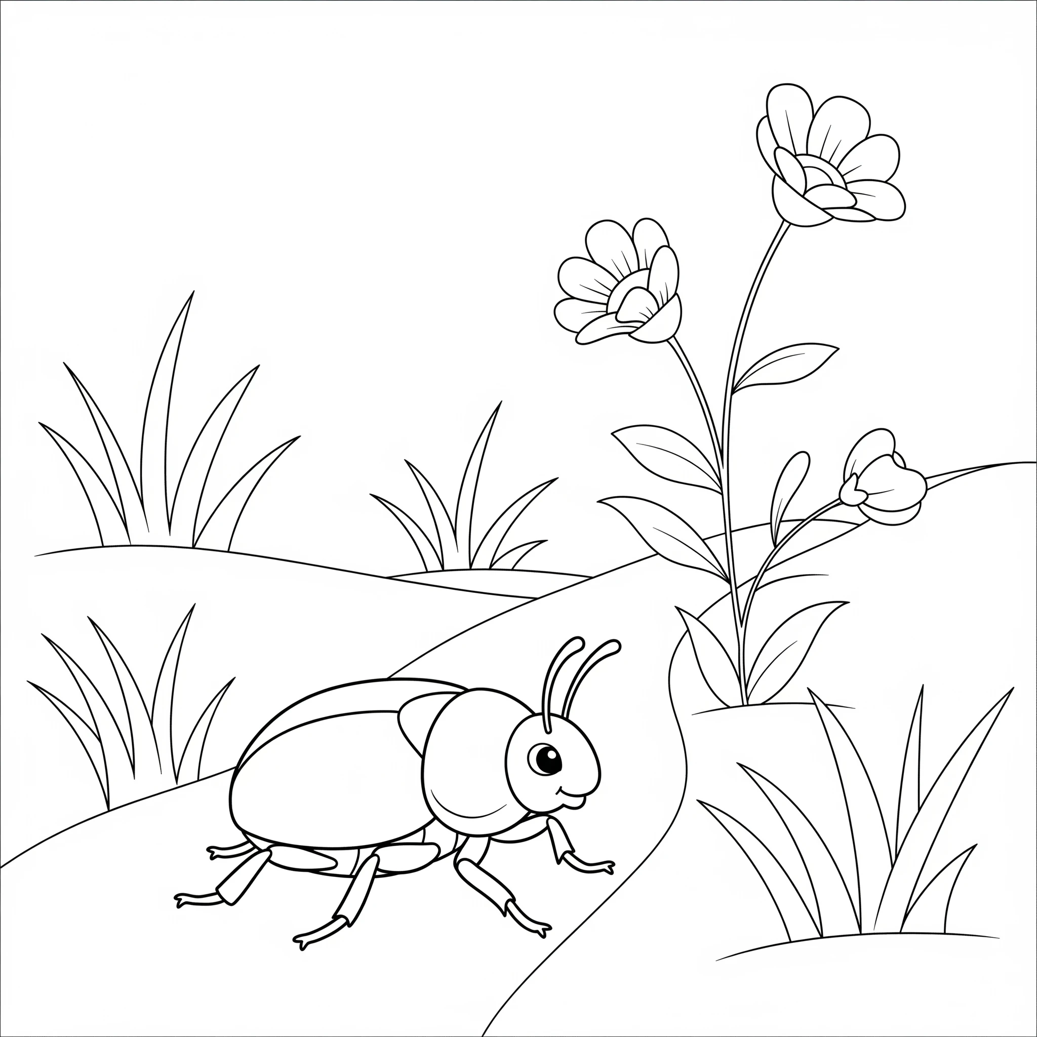 coloriage Insecte pour enfant gratuit