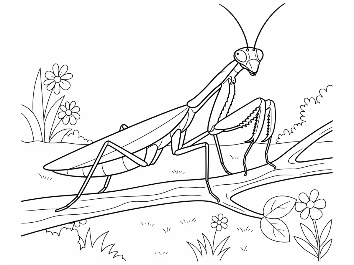 a imprimer coloriage Insecte gratuit