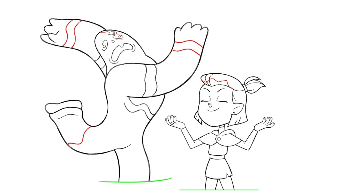 coloriage Luz à Osville pour enfant de 5 ans
