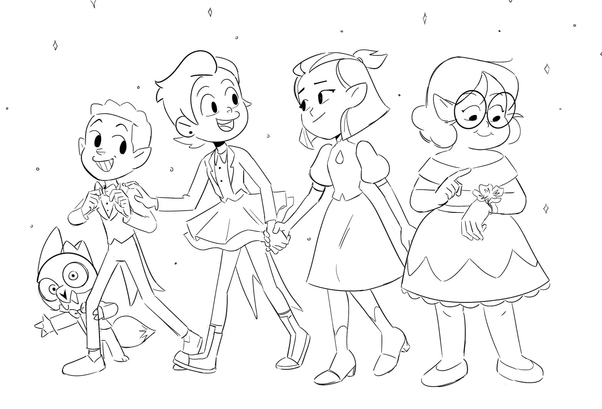 imprimer coloriage Luz à Osville pour enfant