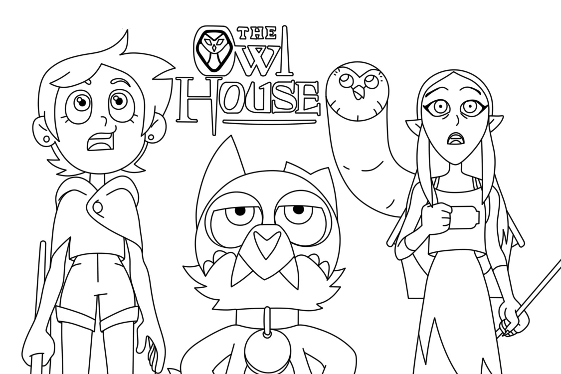 coloriage Luz à Osville pour enfants a imprimer