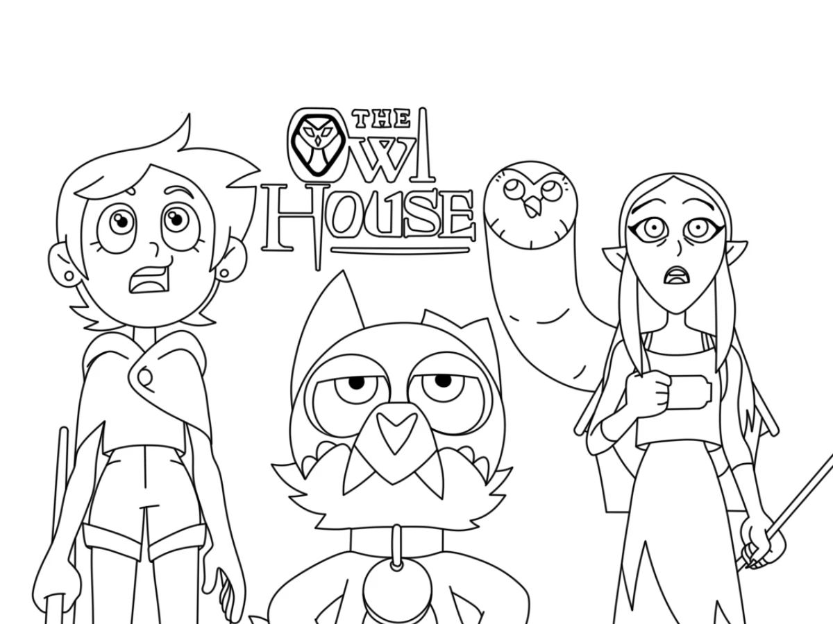 coloriage The Owl House a imprimer gratuit