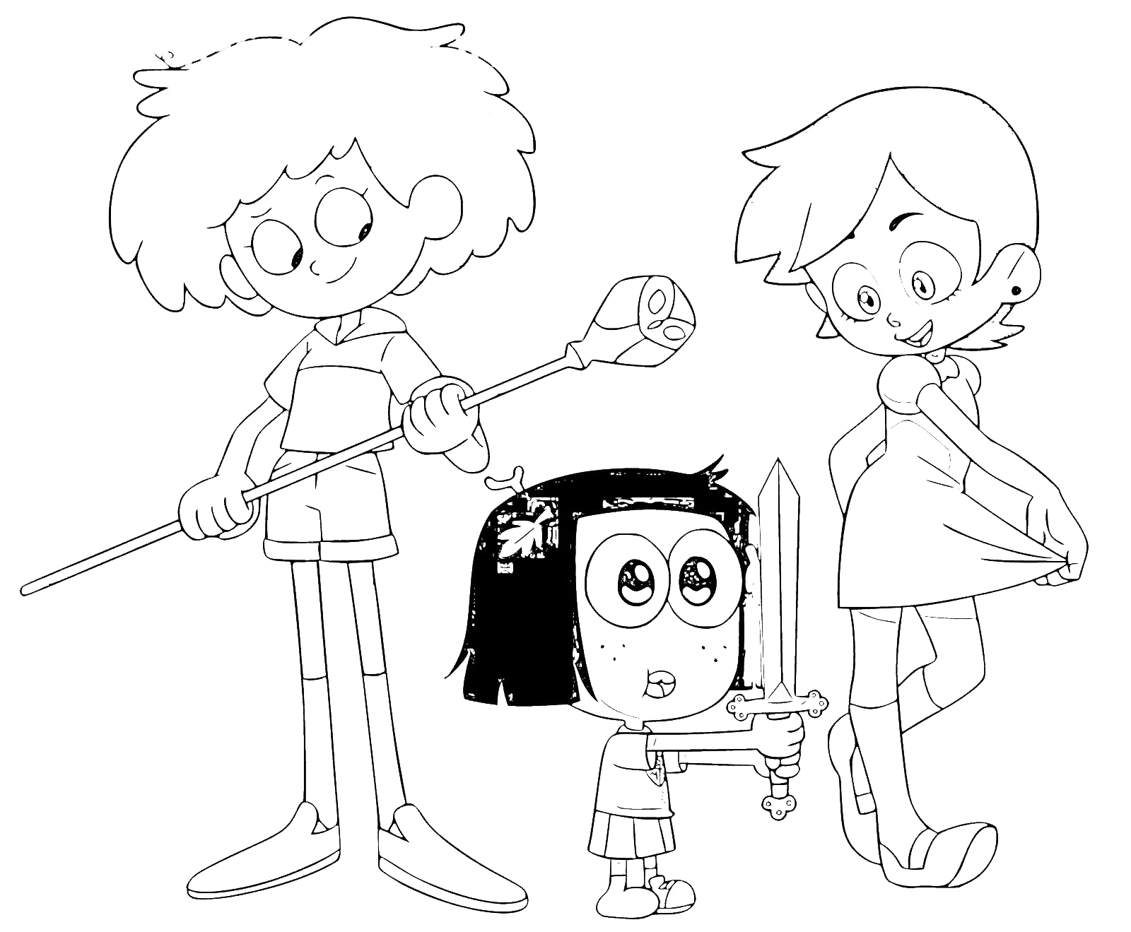 coloriage Luz à Osville pour enfant gratuit