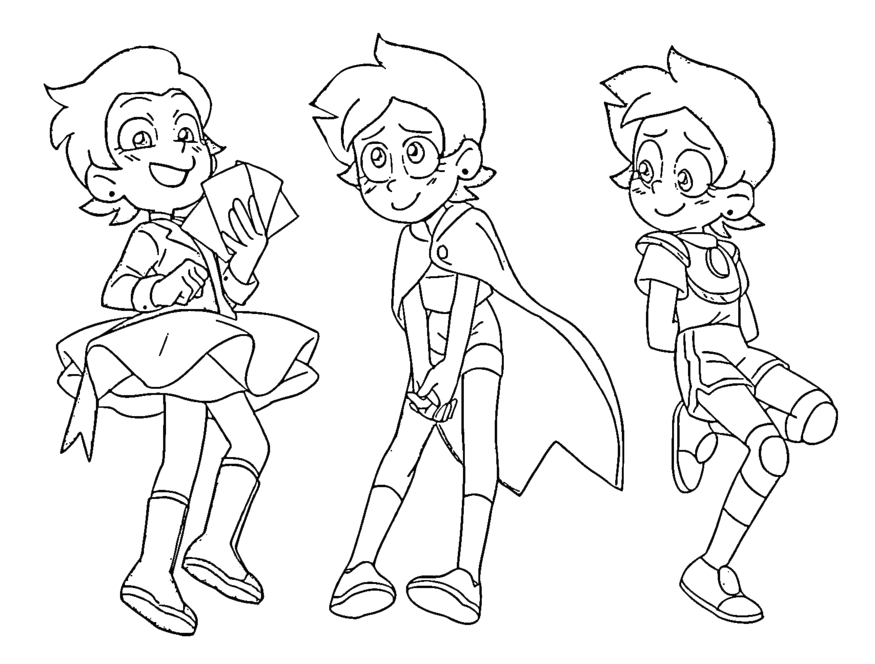 coloriage Luz à Osville pour enfant de 5 ans 2