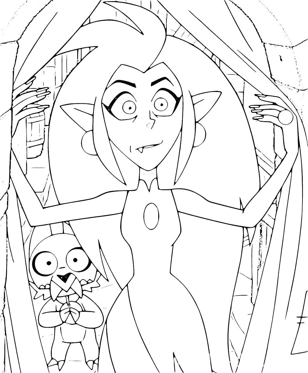 coloriage Luz à Osville gratuit