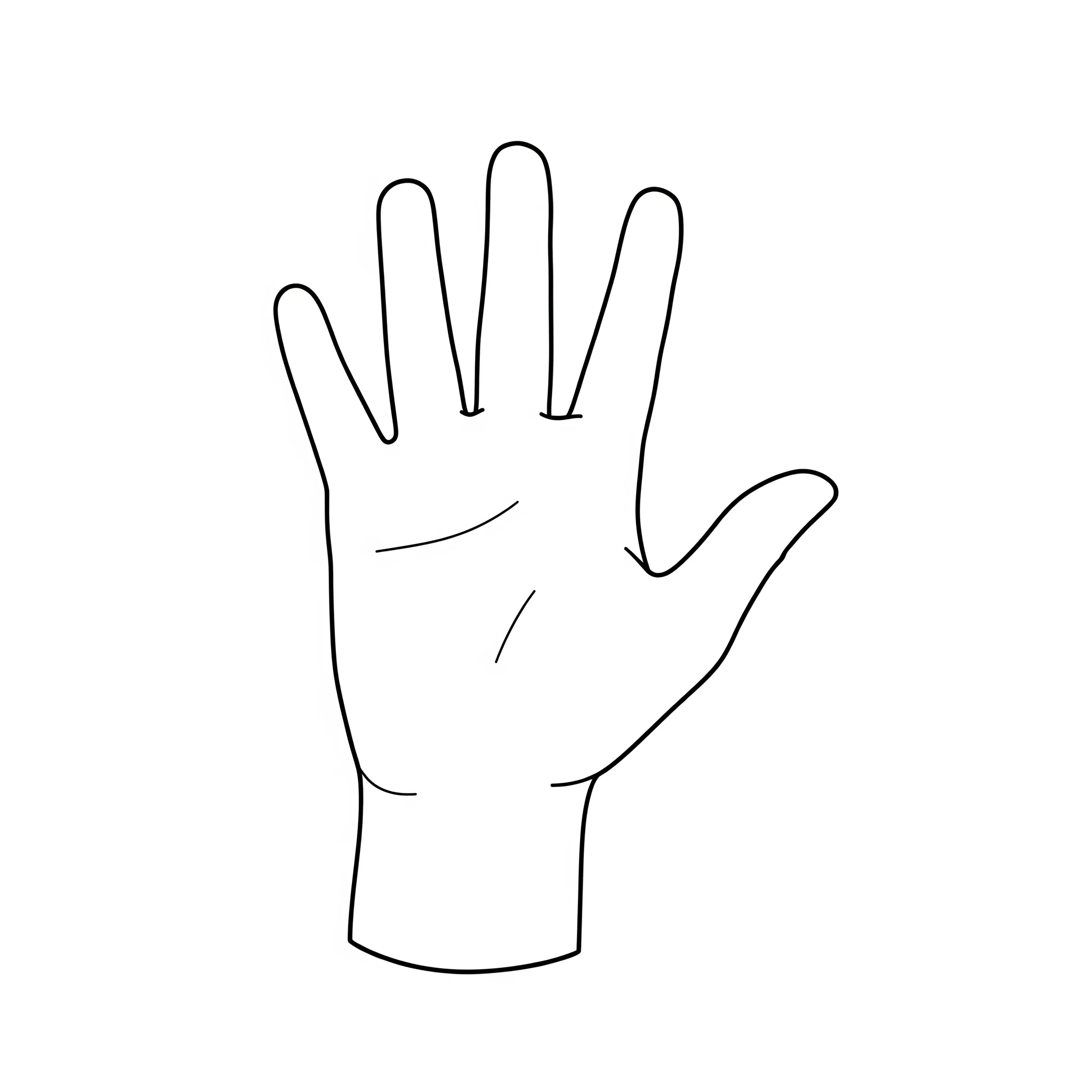 coloriage Mains a imprimer gratuitement