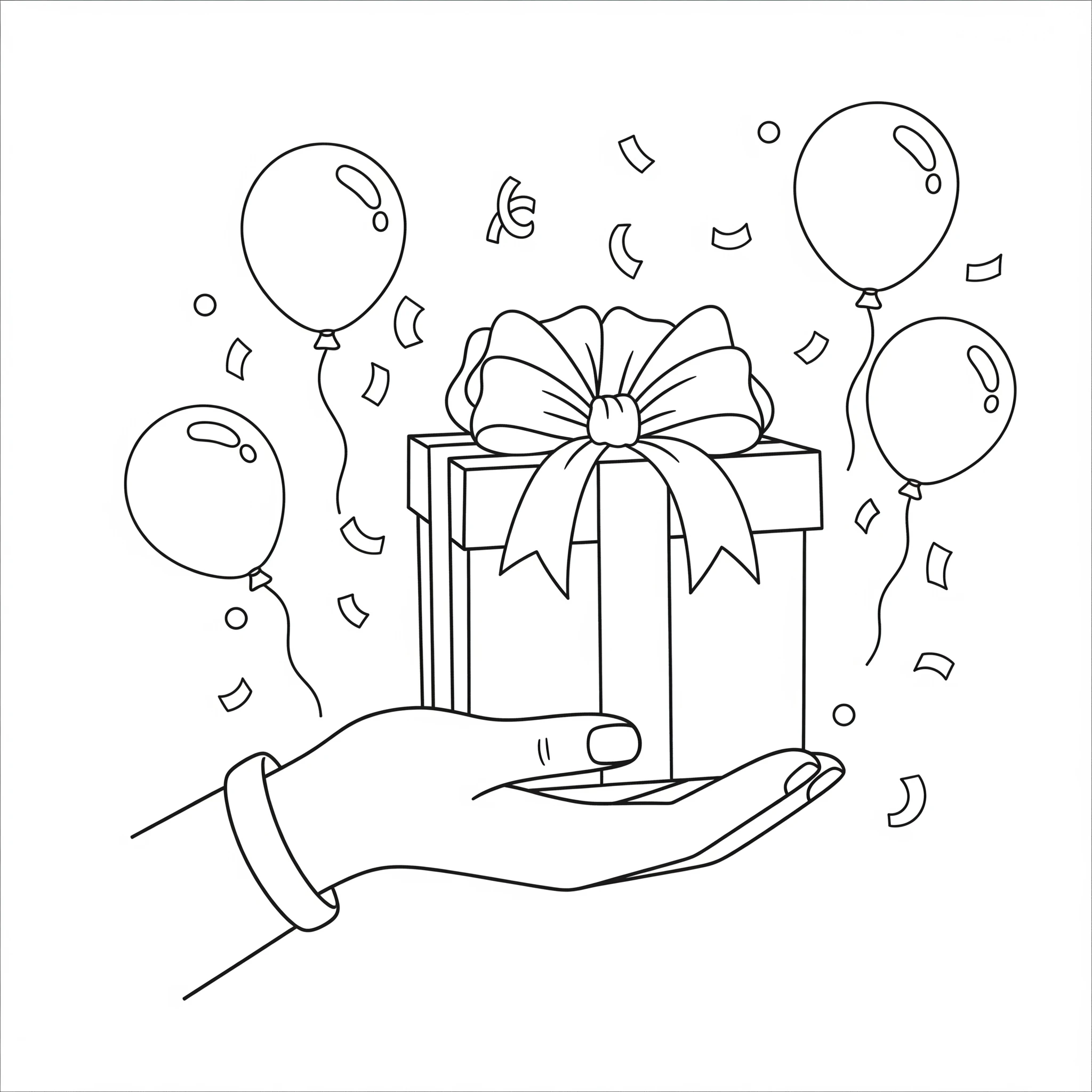 coloriage Mains à imprimer pour enfant de 4 ans