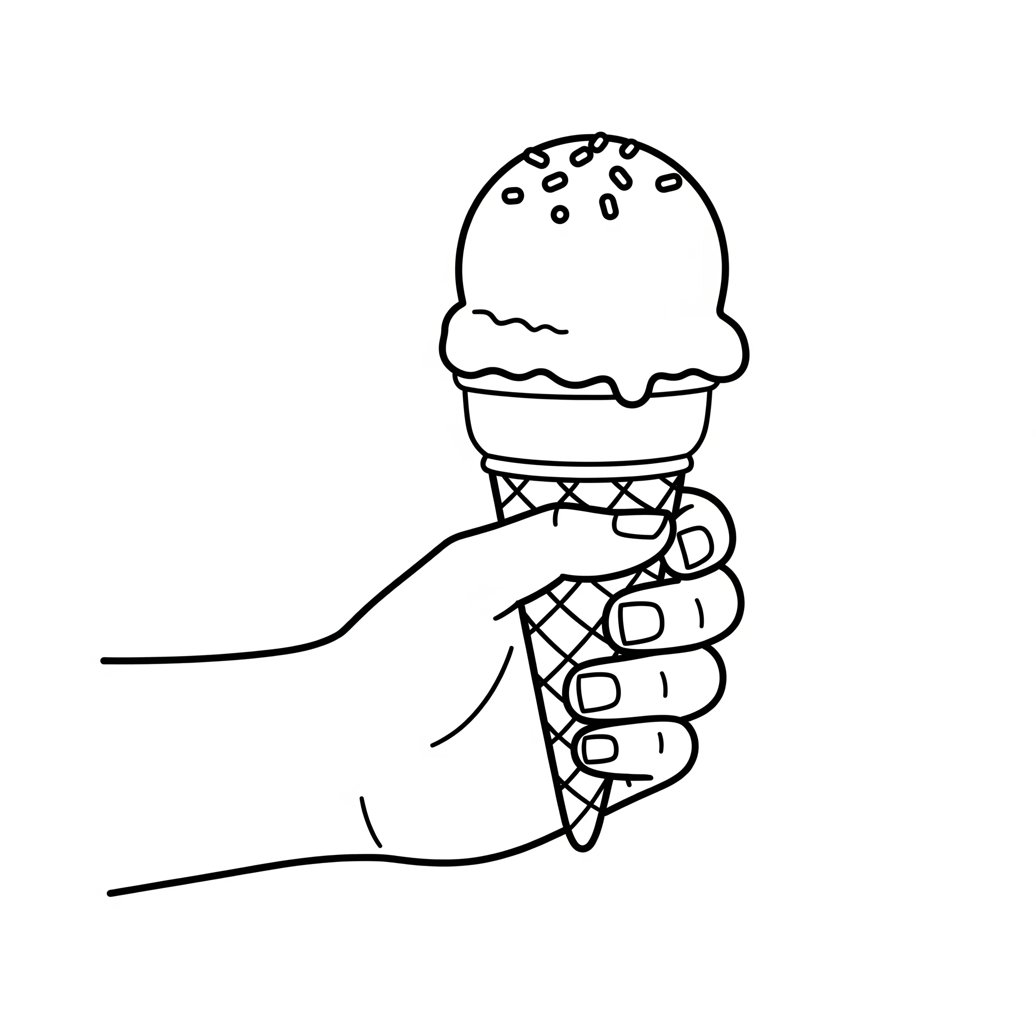 imprimer coloriage Mains pour enfant