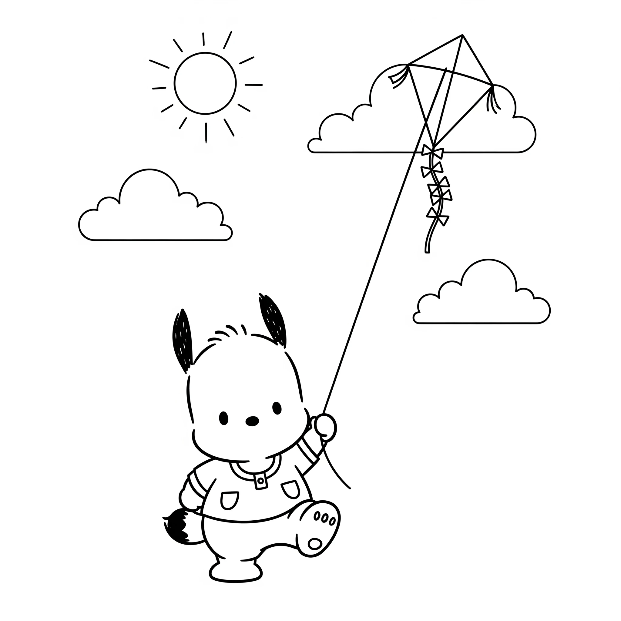 coloriage Pochacco a dessiner en ligne