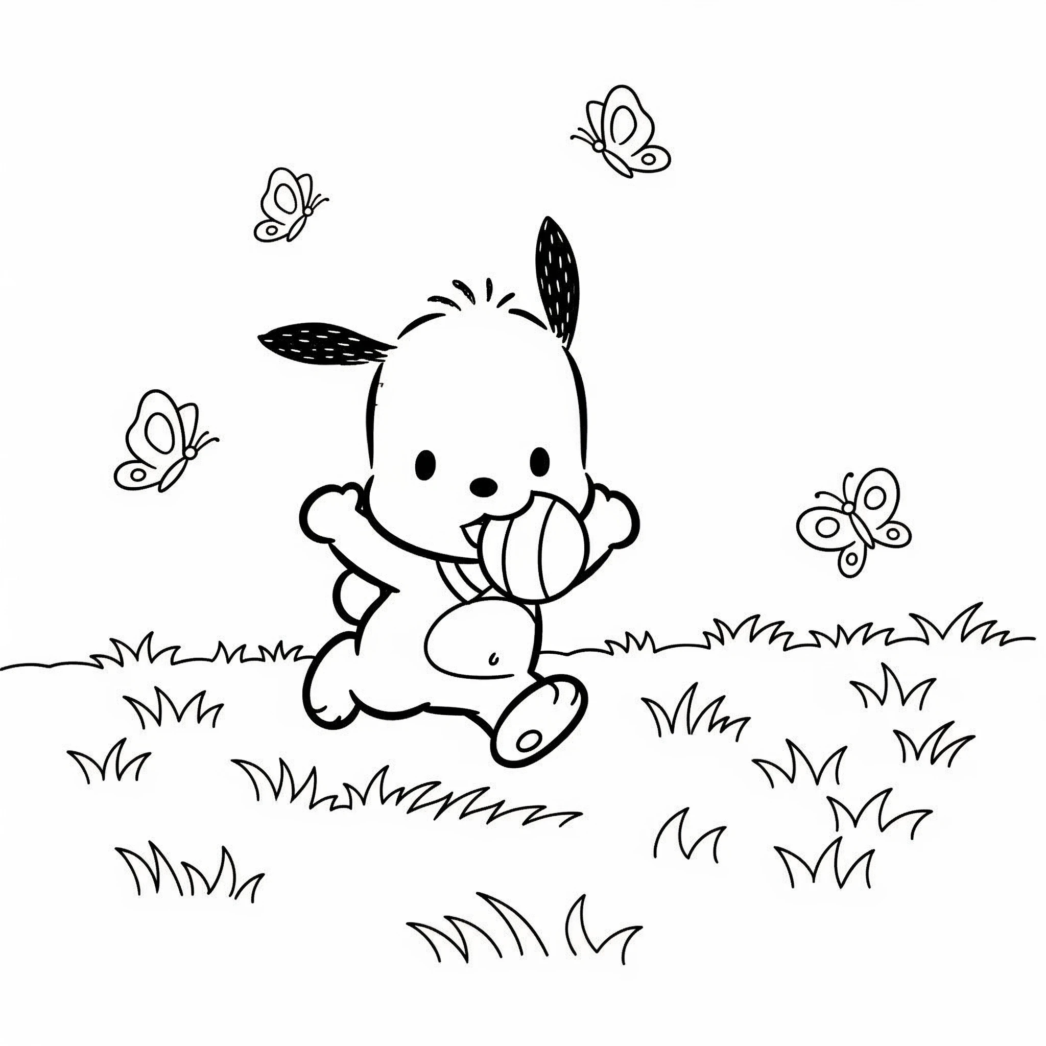 coloriage Pochacco gratuit