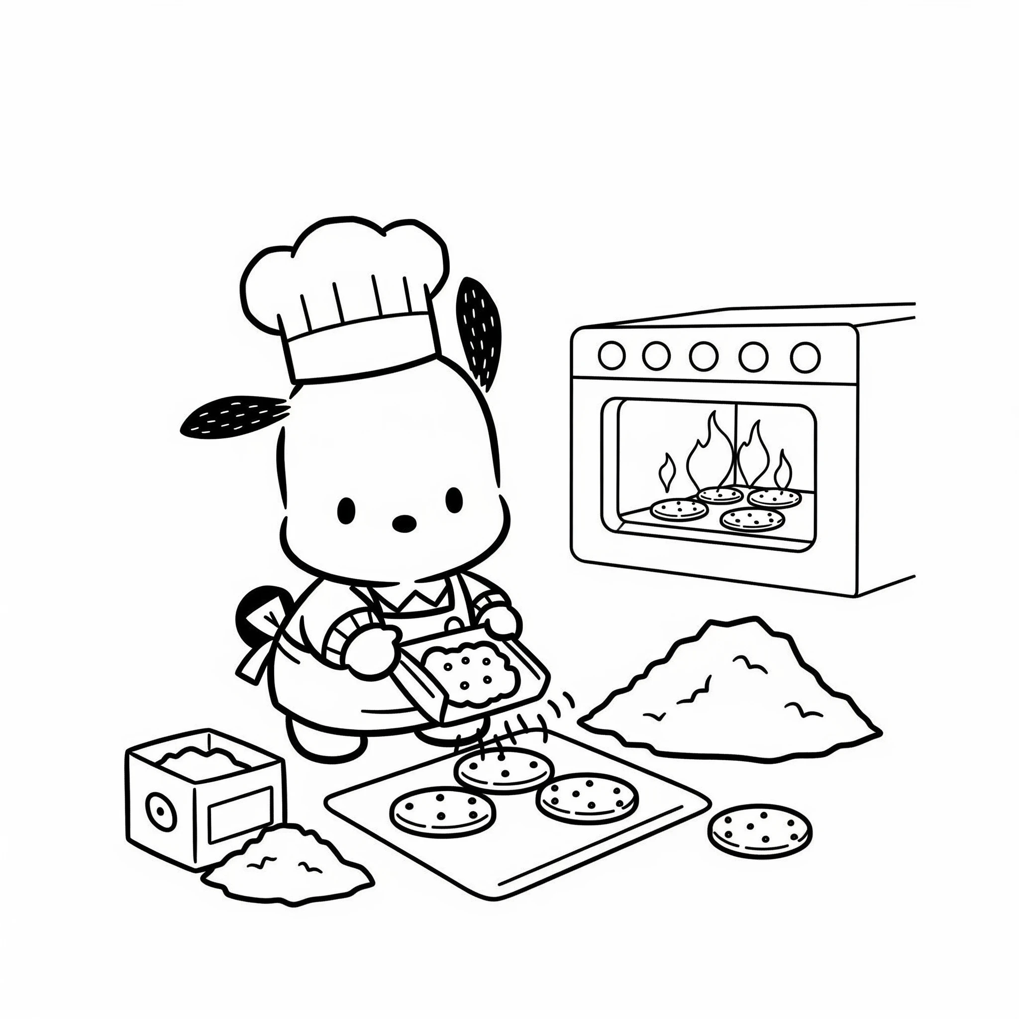a imprimer coloriage Pochacco gratuit