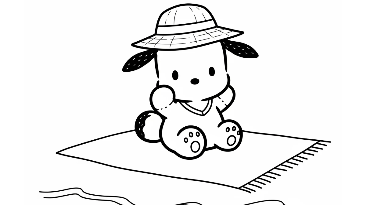 coloriage Pochacco pour enfants à imprimer