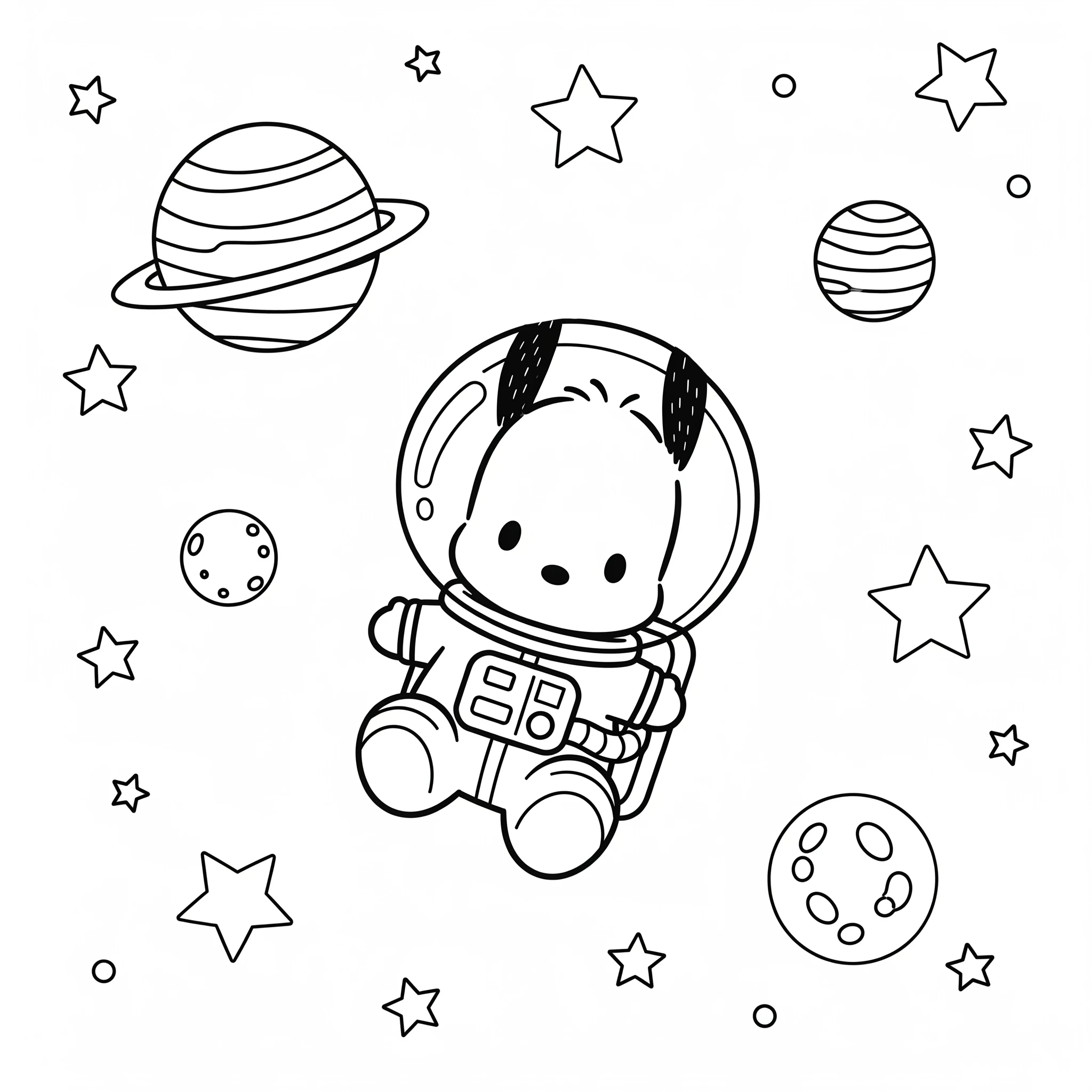 coloriage Pochacco pour enfant gratuit