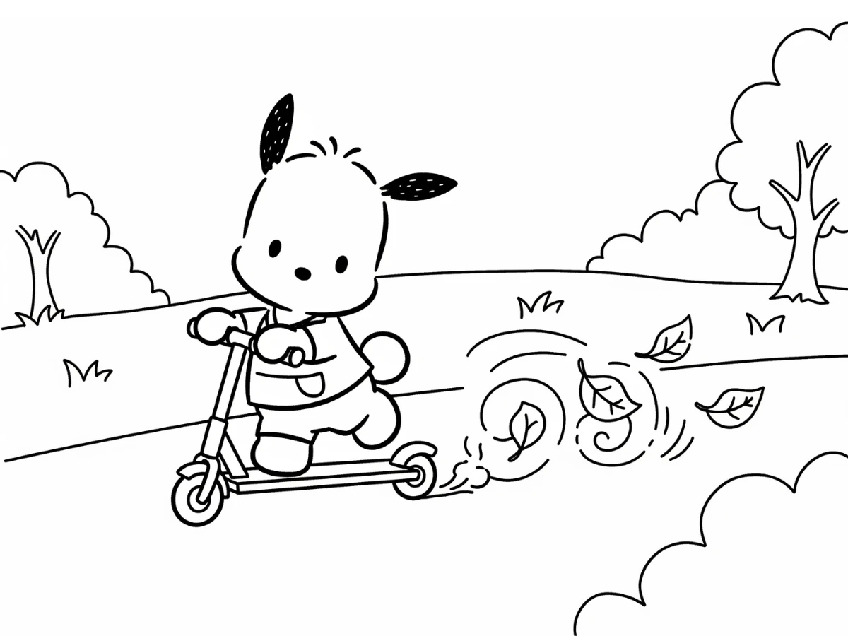 coloriage Pochacco a colorier en ligne
