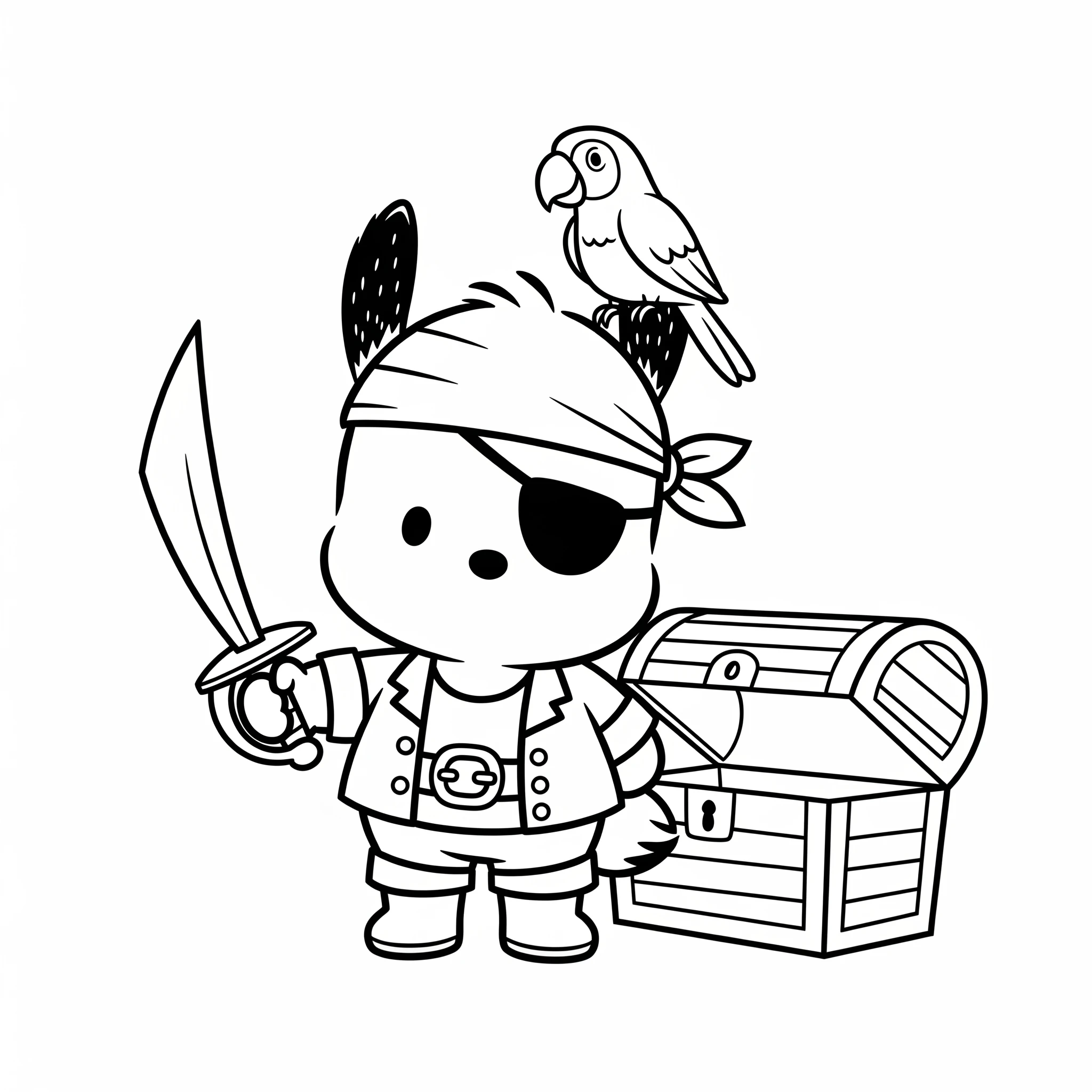 coloriage Pochacco a imprimer