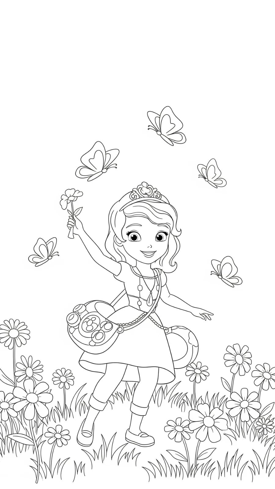 coloriage Princesse Sofia pour enfants