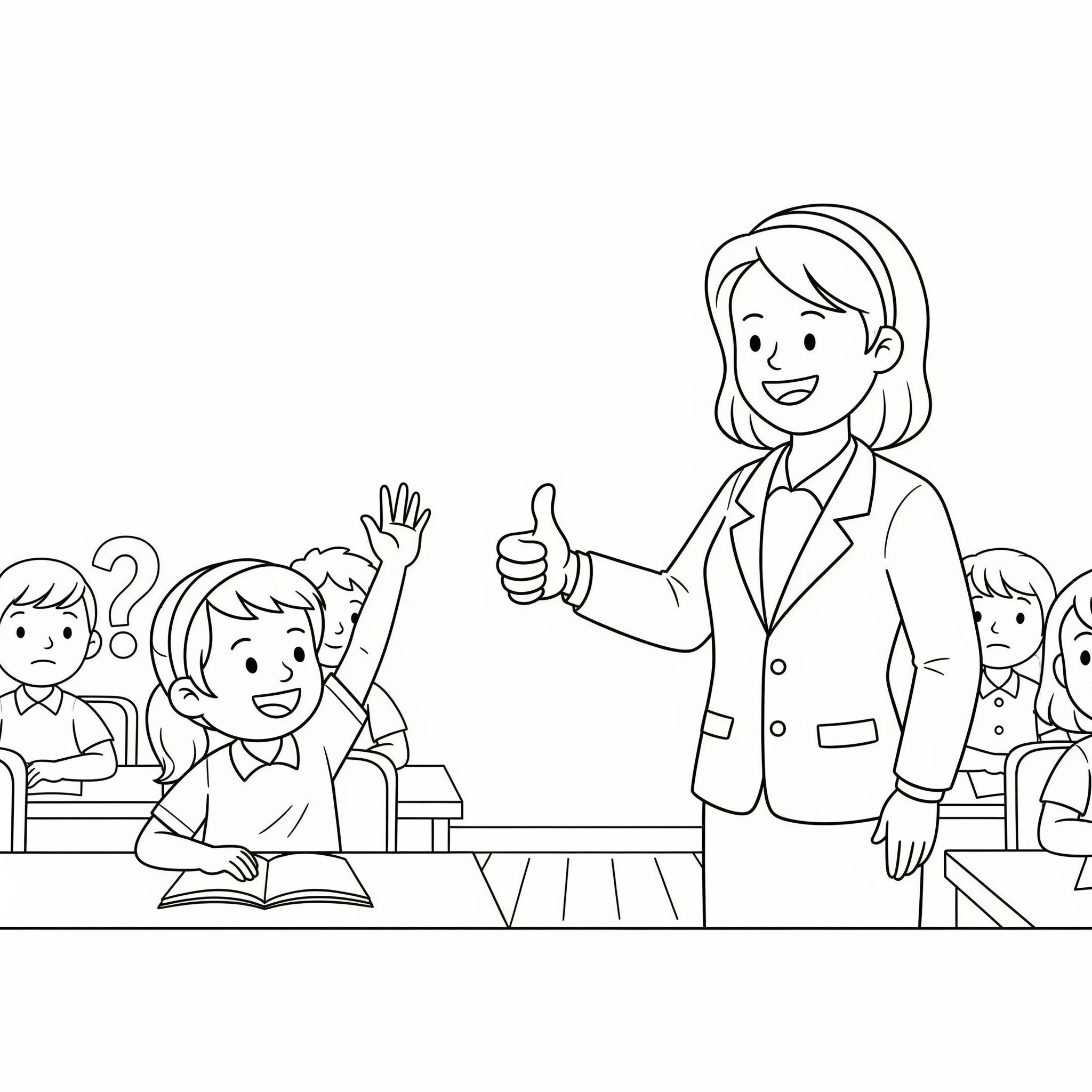 coloriage Professeur a imprimer gratuitement