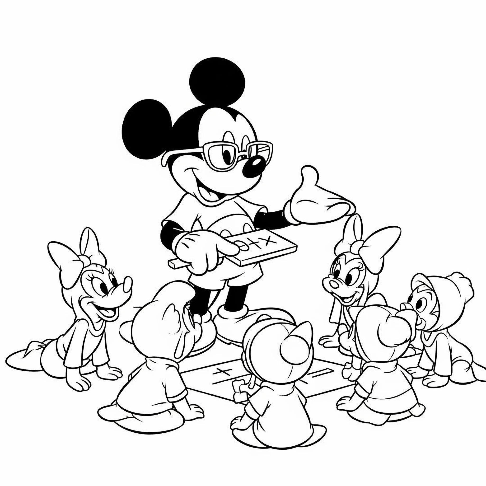 coloriage Professeur pour enfant de 10 ans