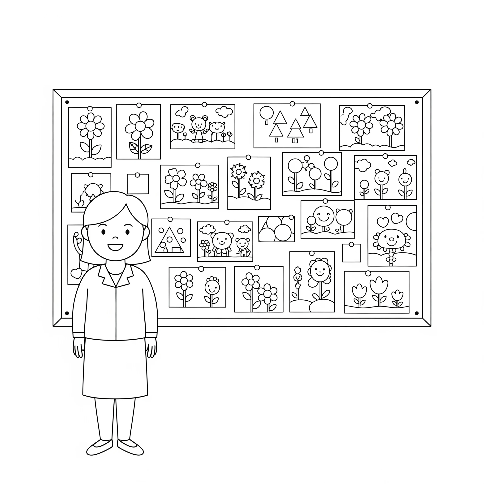 télécharger coloriage Professeur gratuit