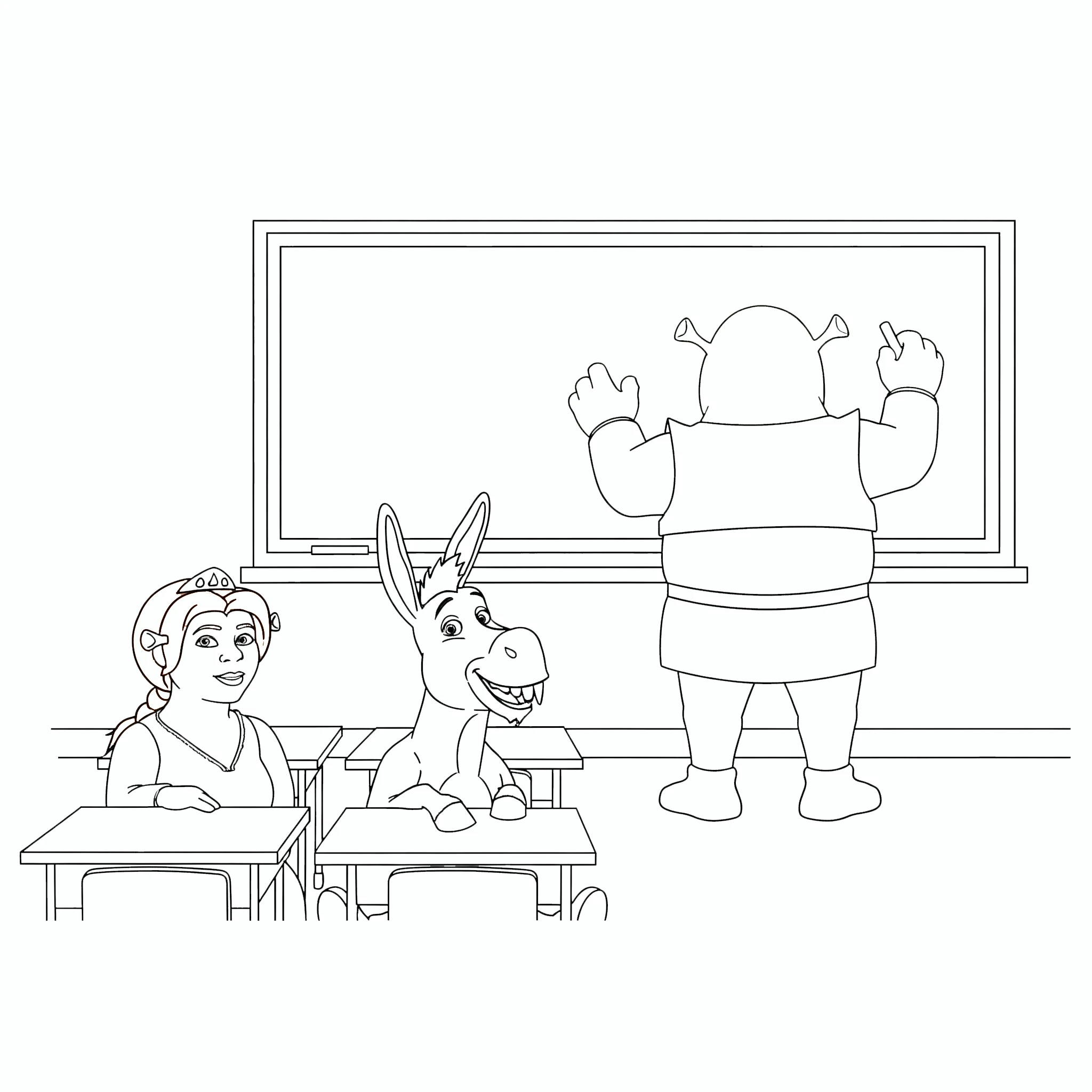 coloriage Professeur à imprimer a4