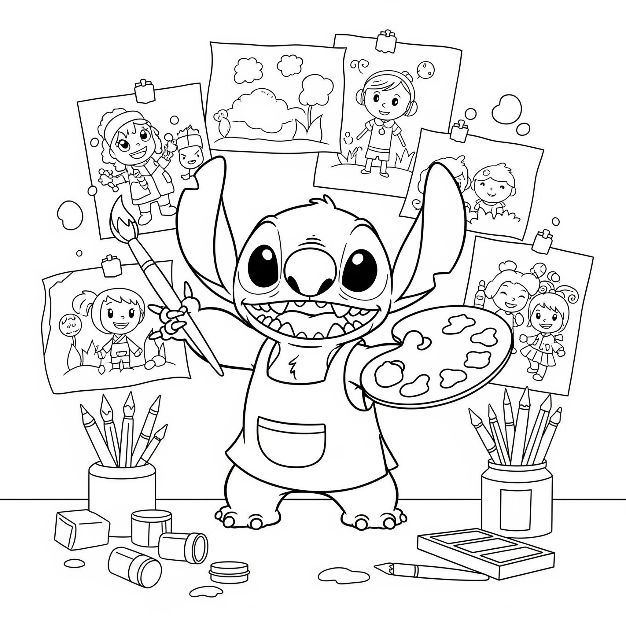 coloriage Professeur pour primaire