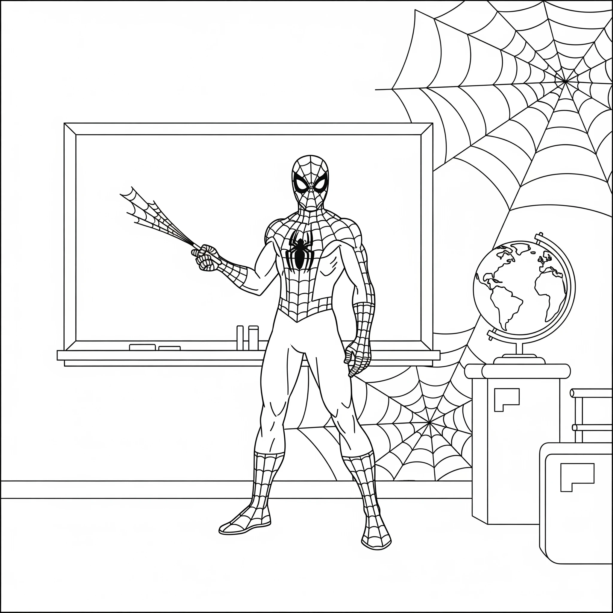 coloriage Professeur à imprimer gratuitement 1