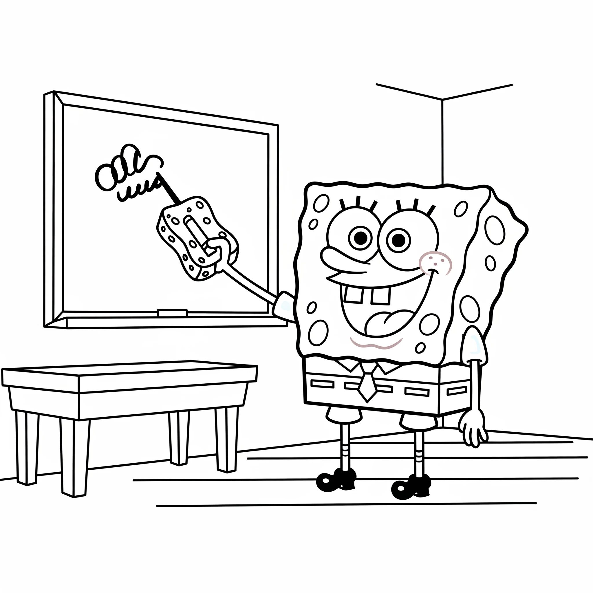 coloriage Professeur gratuit pour enfants