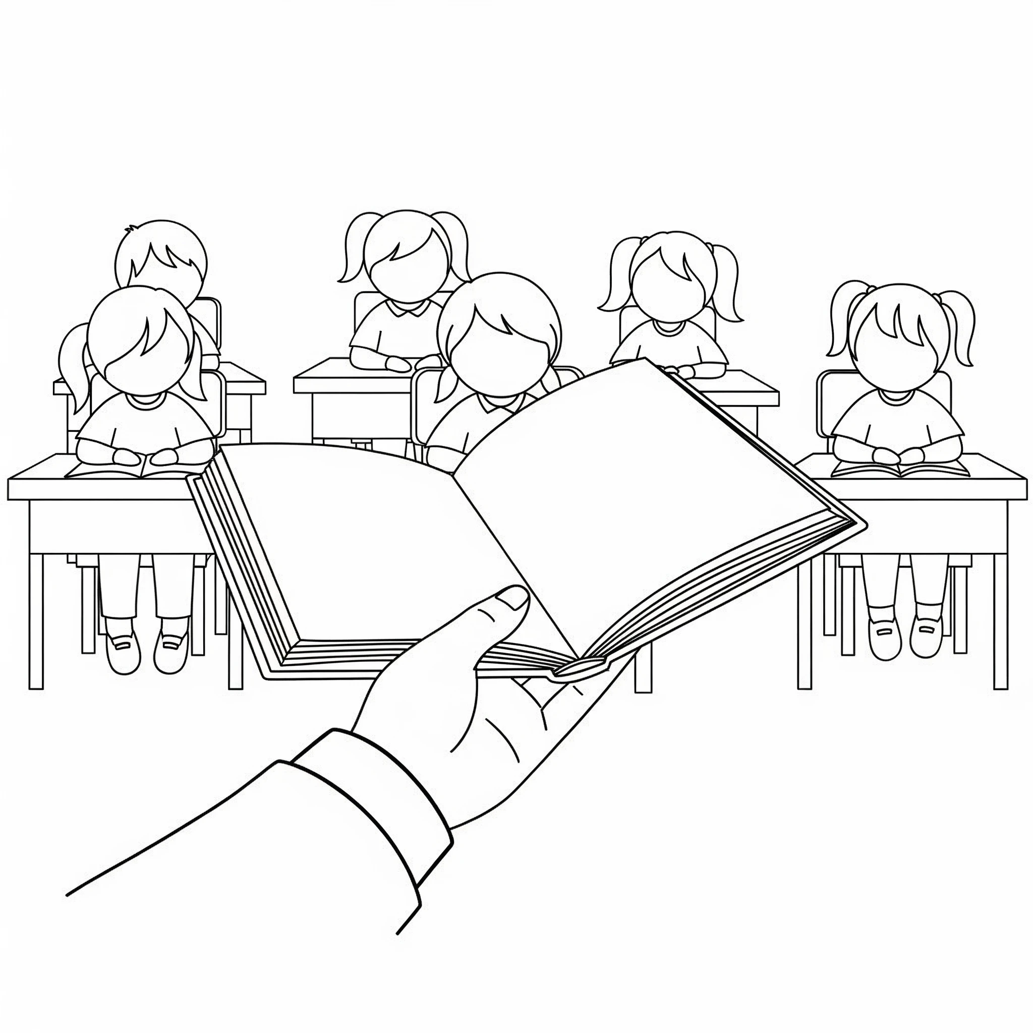 coloriage Retour à L’école pour enfant de 10 ans