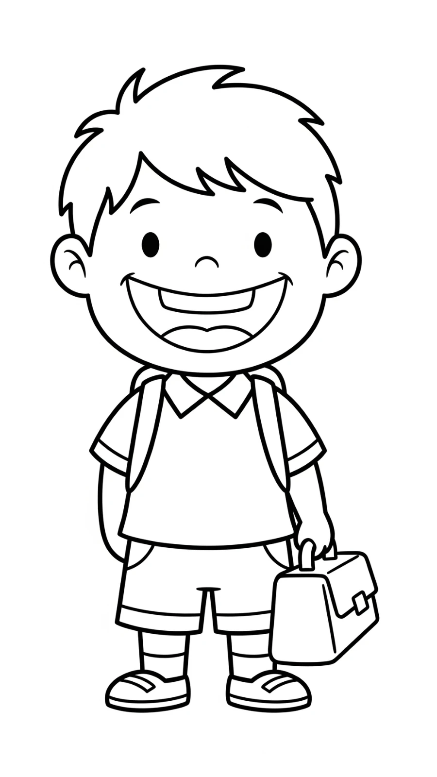 a imprimer coloriage Retour à L’école gratuit