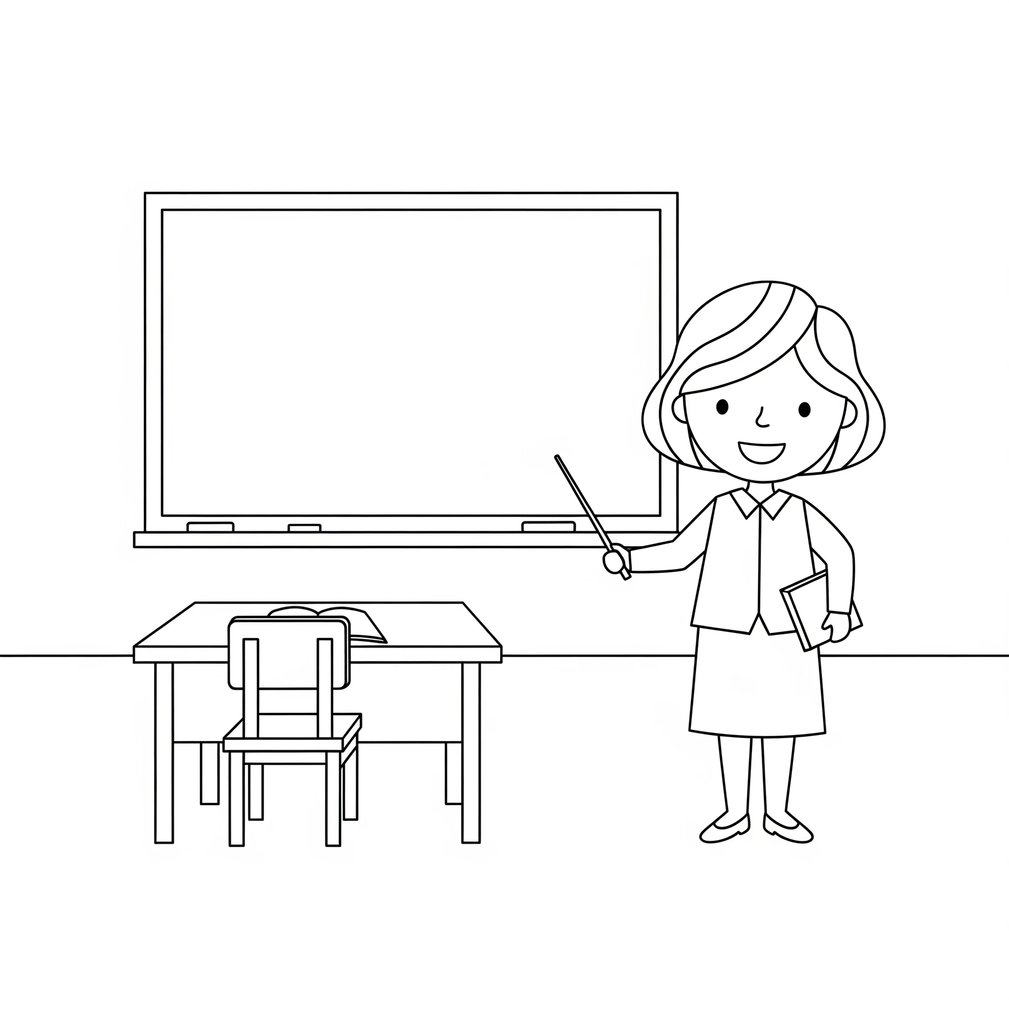 coloriage Retour à L’école à imprimer