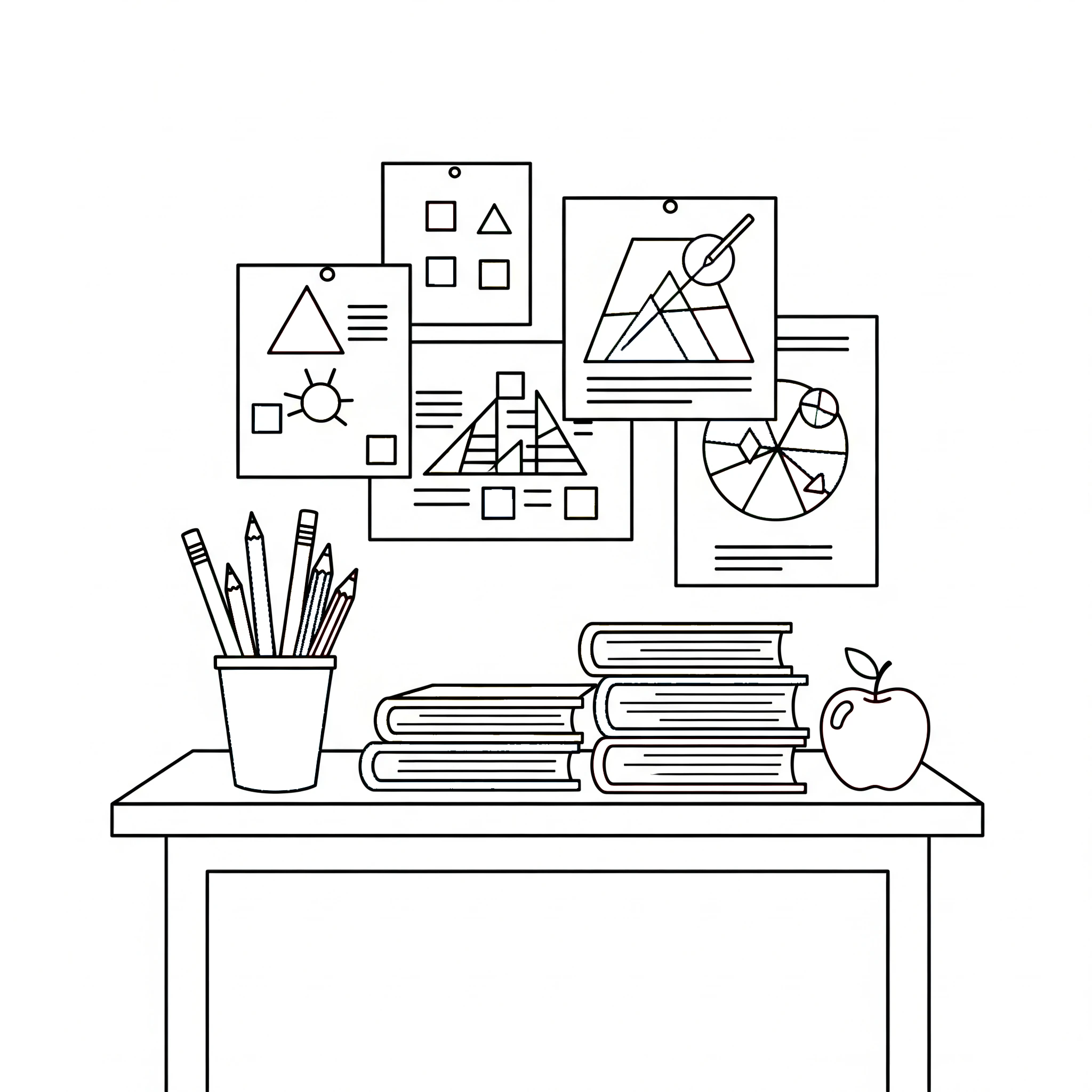 coloriage Retour à L’école pour primaire