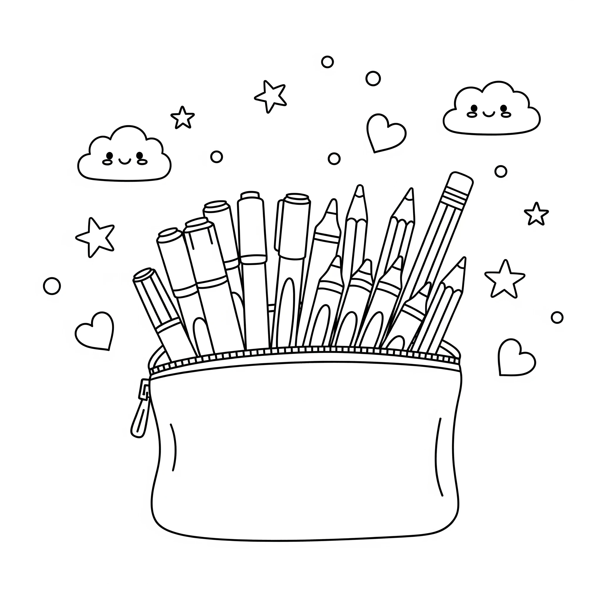 coloriage Retour à L’école et decoupage a imprimer gratuit