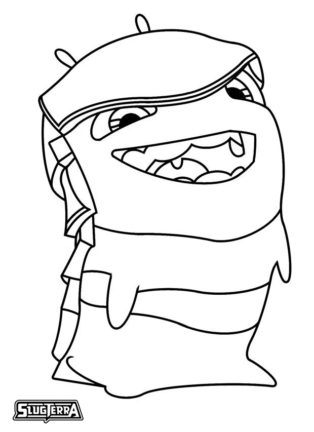 image de coloriage Slugterra pour enfant