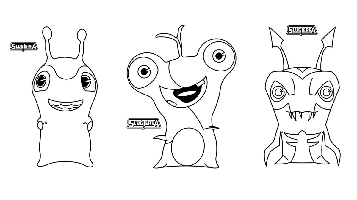 coloriage Slugterra pour bebe a imprimer