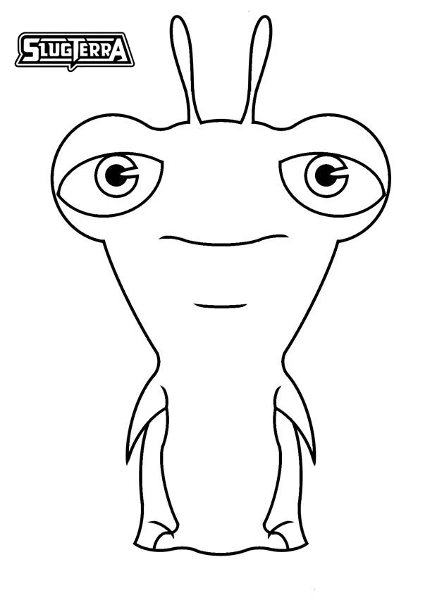 coloriage Slugterra et découpage à imprimer