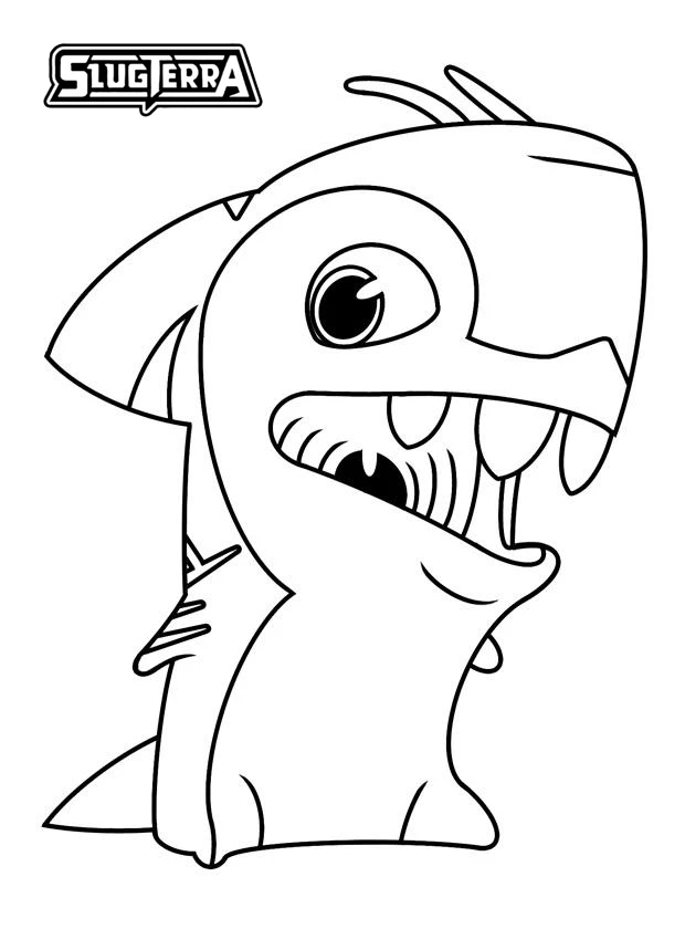 coloriage Slugterra à imprimer a4 1