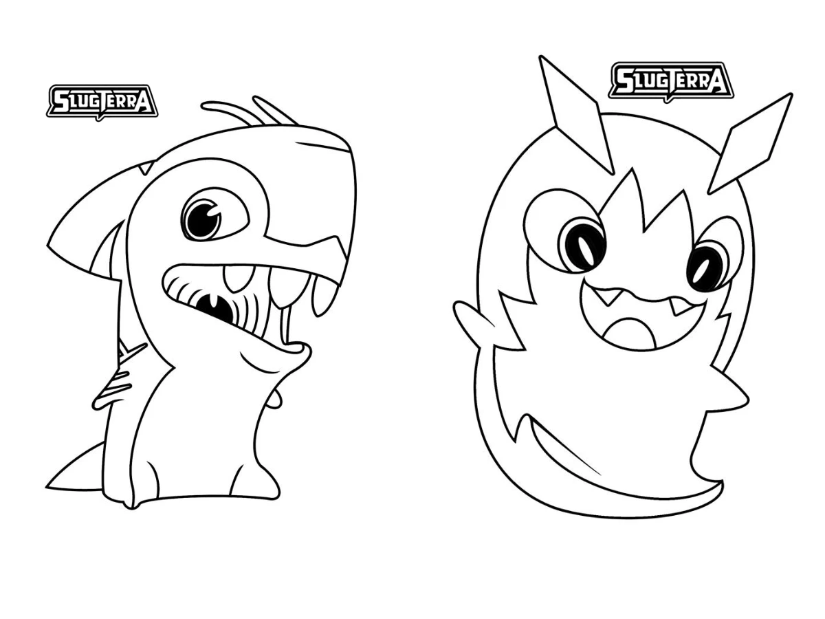 coloriage Slugterra à imprimer pour enfant de 3 ans