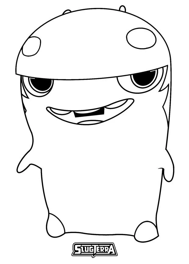 coloriage Slugterra à imprimer kawaii